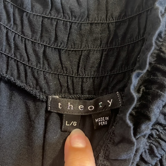 Theory Black Sleeveless Mini Dress. Size L - Picture 5 of 9